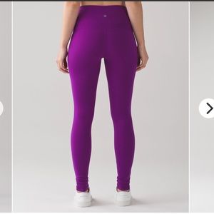 Like New Lululemon Wunder Under Tender Violet
